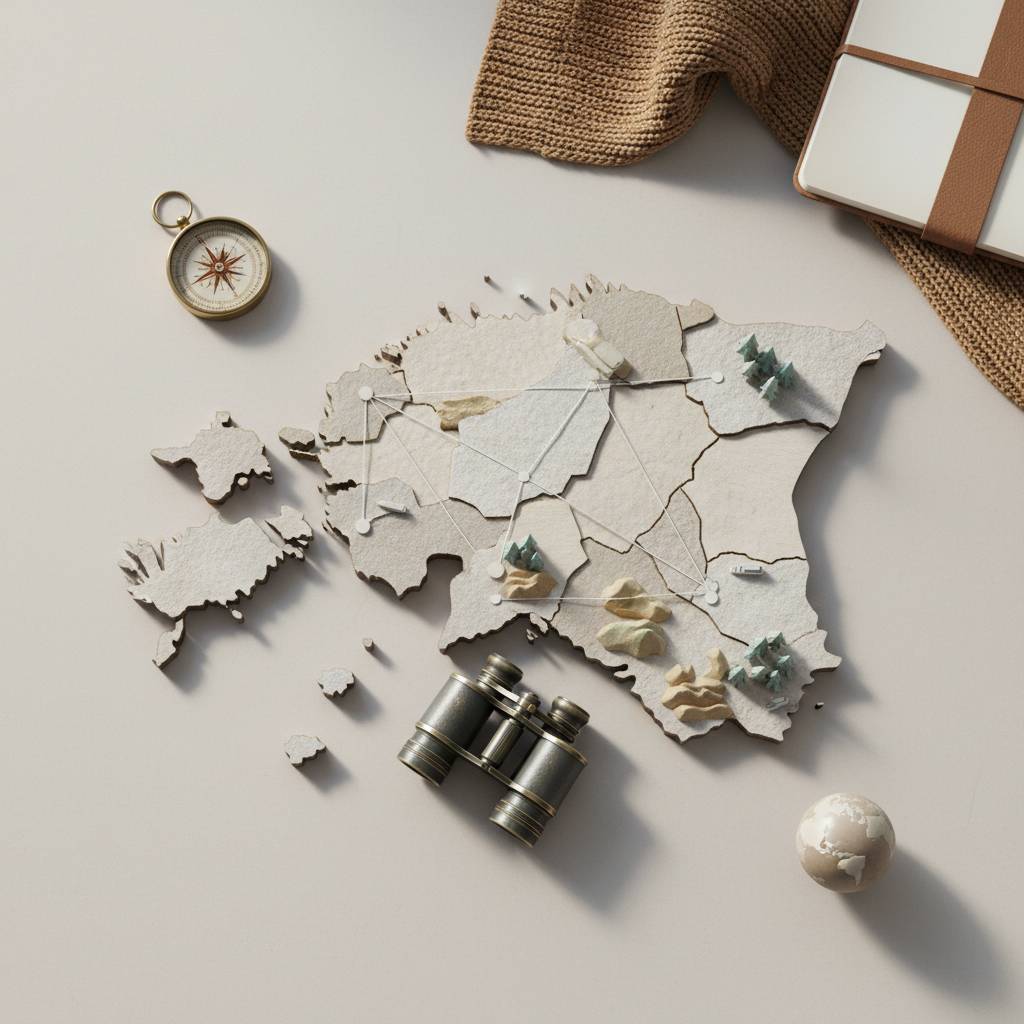 Eesti linnade kaart: planeeri oma järgmine reis siit