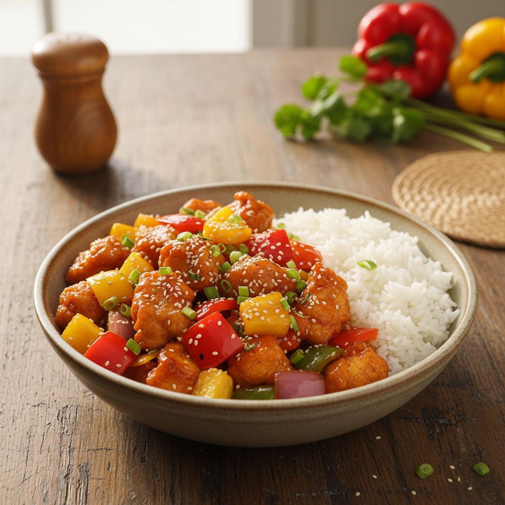 Kiire õhtusöök: maitsev magushapu kana kogu perele