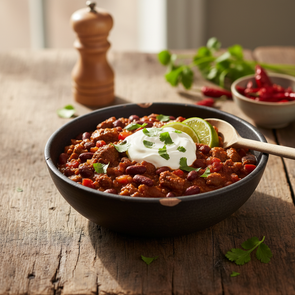 Tšilli con carne: soojendav ja lihtne ühe poti retsept